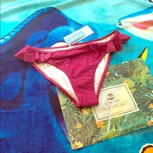 Cupshe small ruffle bikini bottoms